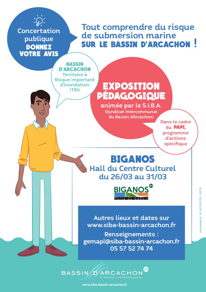 thumbnail of 1 Affiche expo submersion marine Biganos