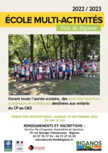 thumbnail of DOSSIER INSCRIPTION ECOLE MULTI ACTIVITES 2022