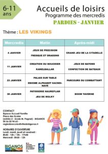 thumbnail of PROGRAMME ACCUEILS DE LOISIRS PARDIES 6-11 ANS MERCREDIS