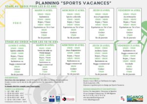 thumbnail of PLANNING SPORTS VACANCES AVRIL 2023