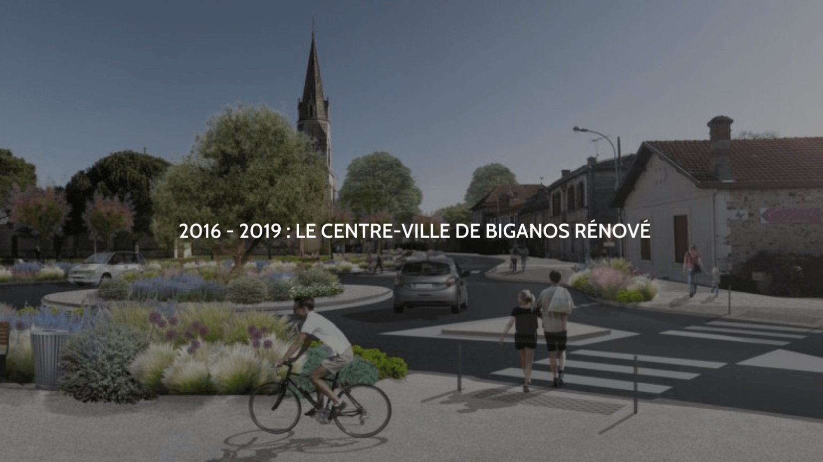 Les Travaux Daménagement Du Centre Ville Ville De Biganos