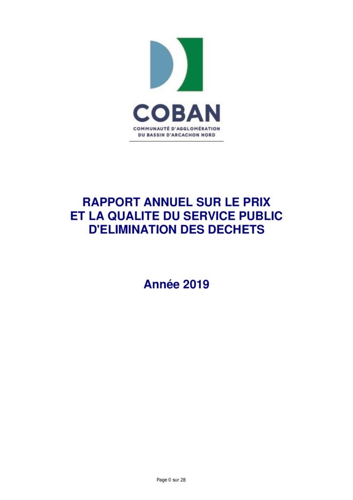 thumbnail of COBAN Rapport-dActivites-Dechets-2019